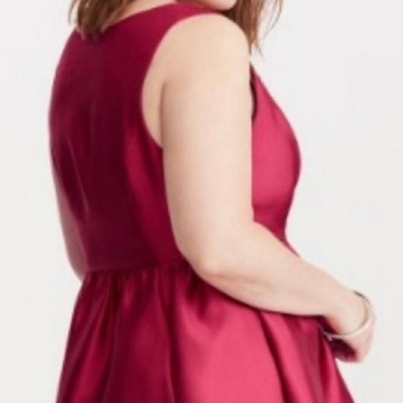 Torrid Pink Ruffled Knee-Length cocktail evening dress - Picture 6 of 10